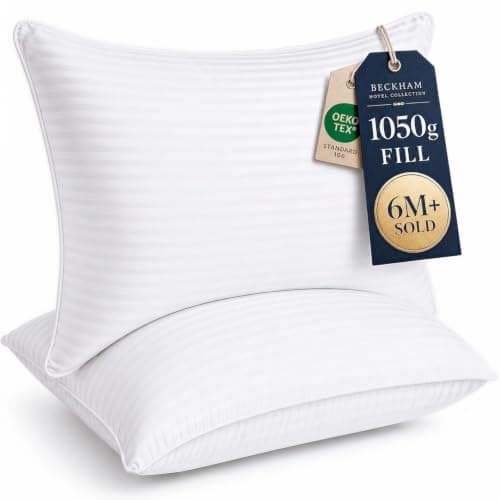 Beckham Hotel Collection Bed Pillows Standard/Queen Size Set of 2