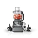 Ninja Food Processor, Professional Plus, 1000 Peak Watts, 4 Functions for Chopping, Slicing, Purees & Dough with 9-Cup Processor Bowl, 3 Blades, Food Chute & Pusher, Grey, BN601