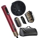 Infiniti PRO by CONAIR DigitalAIRE Hair Dryer Drying Wand, Straightener and Styler, Ionic All-in-One Digital Motor Blow Dryer, Includes 4 High-Performance Attachments, Cherry Red