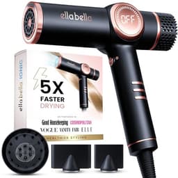 ELLA BELLA® Professional Ionic Hair Dryer with Diffuser • Negative Ion…
