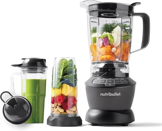 NutriBullet Full-Size Blender Combo 1200W – NBF50500 - Dark Gray