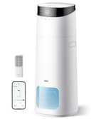 DREO 16L Smart Humidifier Large Room 1000 ft², 130H Cool Mist Air Humidifiers for Bedroom Plants Baby, Top Fill, Remote/Touch/Voice & APP Control, Clean Tank Technology, 30dB, RGB Light, HM755S White