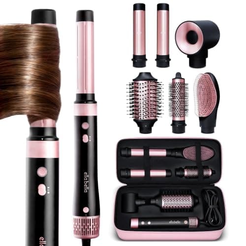 ELLA BELLA® 6 in 1 Professional Hot Air Styler • Powerful Hair Dryer &