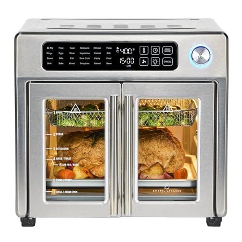 Emeril Lagasse Extra Large Toaster Oven Air Fryer French Door Combo